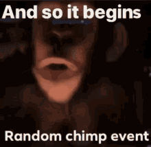 And So It Begins Random Chip Event GIF - And So It Begins Random Chip Event Monkey GIFs