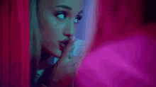 Ariana GIF - Arianagrande Shh Bequiet GIFs