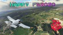 Fs2020 Happy New Year GIF - Fs2020 Happy New Year Aircraft GIFs