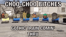 Gothic Degens Gothic Train GIF - Gothic Degens Gothic Train Choo Choo GIFs