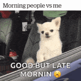 Dog Morning People Vs Me GIF