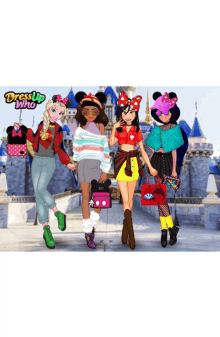 Disneyland Dress Up GIF - Disneyland Dress Up Dolls GIFs
