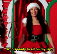 Glee Santana Lopez GIF - Glee Santana Lopez Whos Ready To Sit On My Lap GIFs
