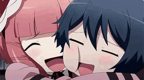 Anime Kids Cuddling by ShadowRider1232 on DeviantArt