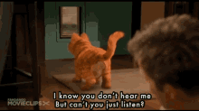 Garfield Listen Dont You GIF