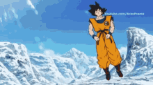 a cartoon character is jumping in the air with youtube.com / ares promoted in the corner