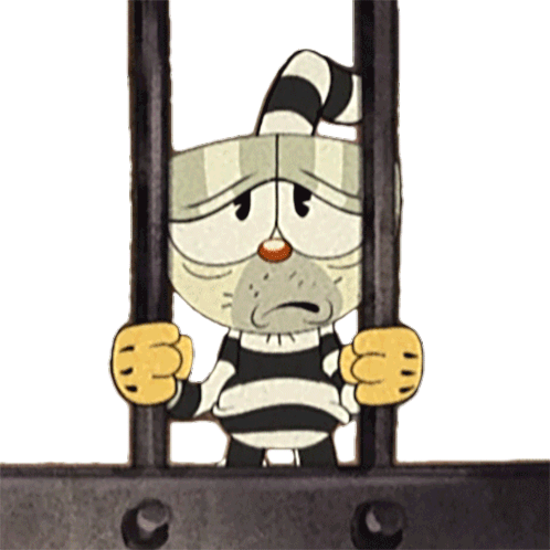Miserable Cuphead Sticker - Miserable Cuphead The Cuphead Show Stickers
