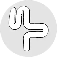 a black and white drawing of a swirl with a white background