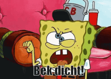 Kop Op, Sponge Bob GIF - Kop Op Bek Dicht Shut Up GIFs