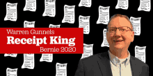 Warren Gunnels Receipt King GIF - Warren Gunnels Receipt King Bernie2020 GIFs