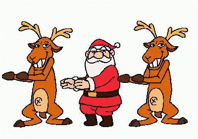 santa-dance-reindeer