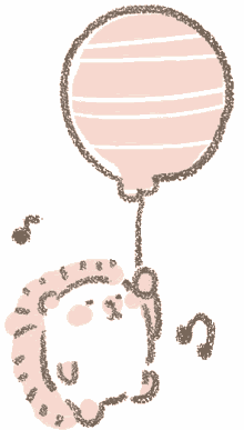 balloon happy illustration lovely mini hana