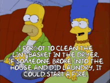 Simpsons Lint GIF - Simpsons Lint Trap GIFs