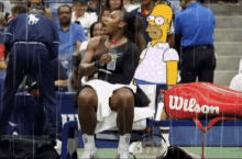 Serena Williams Meltdown GIF - Serena Williams Meltdown Homer GIFs