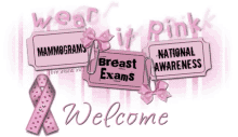 wear it pink welcome pink ribbon breast exams national awareness