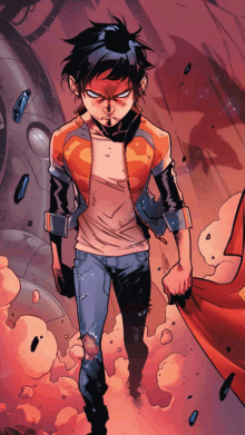 angry dc comics jon kent superboy superman