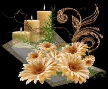 Flower Candle GIF - Flower Candle Lace GIFs