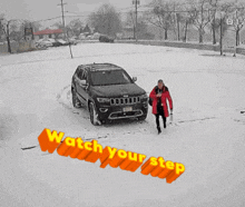 Watch Your Step Snow GIF - Watch Your Step Snow Fall GIFs