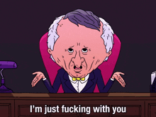 I'M Just F-cking With You The Boss GIF
