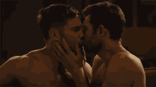 Gay Couple Kissing Bros Movie GIF - Gay Couple Kissing Bros Movie Intimate Kiss GIFs