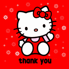 Hello Kitty Thank You GIF - Hello Kitty Thank You Red GIFs