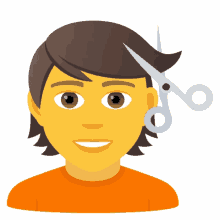 person getting haircut people joypixels cutting hair hairstyle
