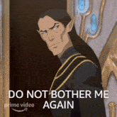 Dont Bother Me Again Syldor Vessar GIF - Dont Bother Me Again Syldor Vessar The Legend Of Vox Machina GIFs