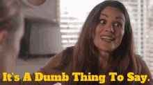 Station19 Carina Deluca GIF - Station19 Carina Deluca Its A Dumb Thing To Say GIFs