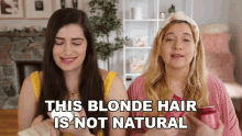 This Blonde Hair Is Not Natural Marissa Rachel GIF