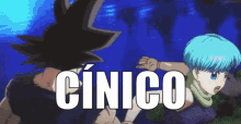 Cinico Cachetada Anime Goku Bulma Dragon Ball GIF - Goku Bulma Cynical GIFs