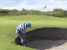 Sand Trap Golf Fail GIF