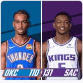 Oklahoma City Thunder (110) Vs. Sacramento Kings (131) Post Game GIF - Nba Basketball Nba 2021 GIFs