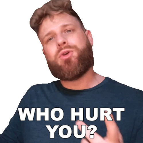 Who Hurt You Grady Smith Sticker - Who Hurt You Grady Smith Who Injured You Stickers