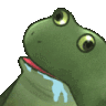 Worry Frog Sticker