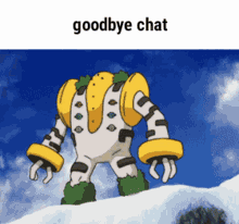 Pokemon Regigigas GIF - Pokemon Regigigas Goodbye Chat GIFs