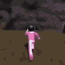 a cartoon character is standing in the snow holding a skateboard .