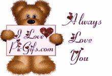 Teddy Bear Always Love You GIF - Teddy Bear Always Love You GIFs