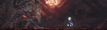 a pixel art of a person flying through the air