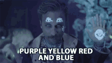 Purple Yellow Red And Blue Colors GIF
