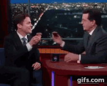 Matt Bomer Colbert GIF - Matt Bomer Colbert Lateshow GIFs