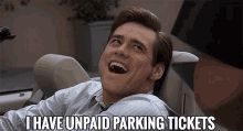 I Have Unpaid Parking Tickets GIF - Unpaid Parking Tickets Ticket Jim Carrey GIFs