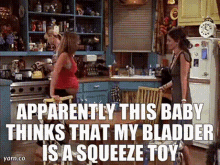 Friends - Rachel is pregnant on Make a GIF