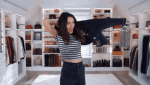 Wearing Shea Whitney GIF - Wearing Shea Whitney Put On GIFs