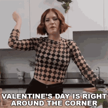 Valentines Day Is Right Around The Corner Candice Hutchings GIF - Valentines Day Is Right Around The Corner Candice Hutchings Edgy Veg GIFs
