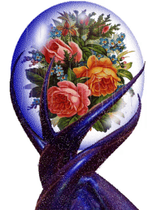 rosas en esfera rose flowers tree crystal ball