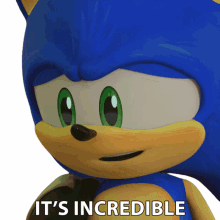 its incredible sonic the hedgehog sonic prime thats great thats awesome