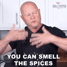 You Can Smell The Spices Michael Hultquist GIF - You Can Smell The Spices Michael Hultquist Chili Pepper Madness GIFs