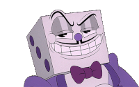Yeah King Dice Sticker - Yeah King Dice The Cuphead Show Stickers