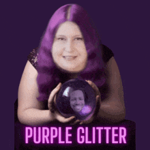Purple Glitter Sparkles GIF - Purple Glitter Sparkles Queen GIFs