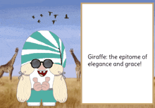 Gnome Giraffe GIF - Gnome Giraffe GIFs